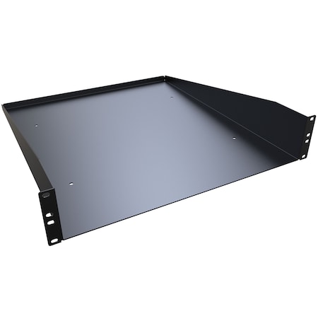 Hammond 2U 20D SOLID RACK SHELF RASU190320BK1